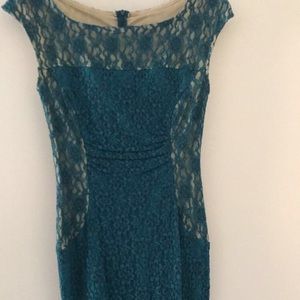 Blue/Green lace Dress